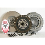 07-501CK.3 Stage 3 Extra Heavy Duty Organic Solid Flywheel Conversion Clutch Kit: Ford 7.3L Powerstroke Diesel F250 F350 F450 Pickup - 13 in.