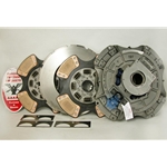 108050-59B New EZ Pedal 14 in. (350mm) Pull-Type 2 Plate 2 in. Spline 4 Ceramic Super Button Super Duty Clutch Set