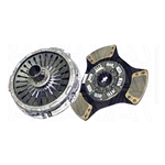 104100-2 New Spicer Style 14.4 in. Pull-Type Diaphragm Single Plate x 1-3/4 in. Spline 3 Ceramic Super Button Clutch Set - Freightliner MBE904 MBE906
