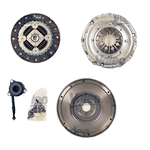 17-213CK Solid Flywheel Clutch Conversion Kit: VW Beetle Golf Jetta 2.0L 2.5L - 9-7/16 in.