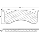 XLD0769SK Extended Life Disc Pad Set: Front and Rear - Chevrolet, Ford, Freightliner, GMC, International, Workhorse