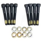 CRP228K: 8 piece Clutch Mounting Bolt & Washer Kit: 3/8"-16 x 2-1/2" Grade 8 Socket Head Screw with Nylon Threadlock