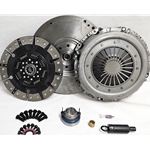05-101iF.4TFFB Stage 4 Heavy Duty Towing Formula Feramic Button Clutch Kit including Flywheel: Dodge 5.9L Cummins Diesel Ram 2500, 3500 6 Spd NV5600 - 13 in.